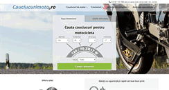Desktop Screenshot of cauciucurimoto.ro